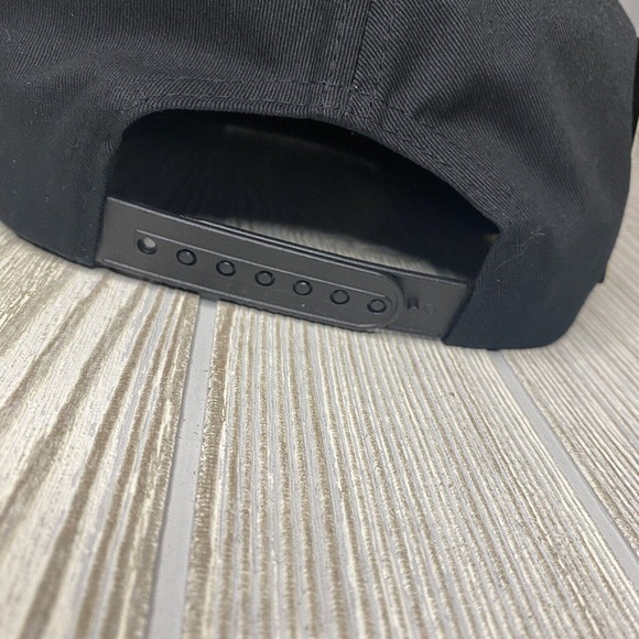 Top Level Golden State Warriors Logo Spellout Flat Bill Hat SnapBack Black New - Picture 6 of 9